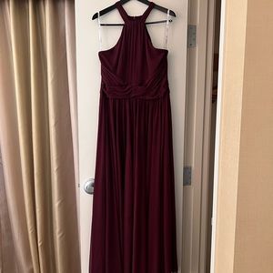 Bridesmaid Wine color dress
